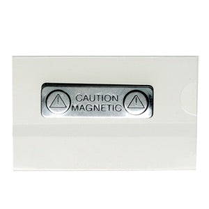 Clear Semi-Rigid PVC card holders with magnetic backing